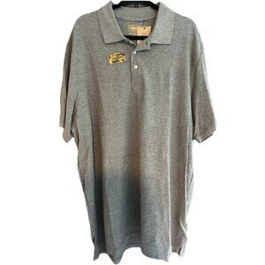 Foundry Everyday Casual Collared Men's Short Sleeve Shirt 2XL Tall  Grey NWT